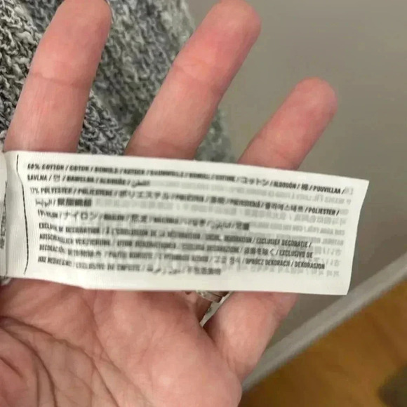 Women’s Abercrombie & Fitch A&F Gray Open Sweater Cardigan with Pockets! Size M - Picture 4 of 9